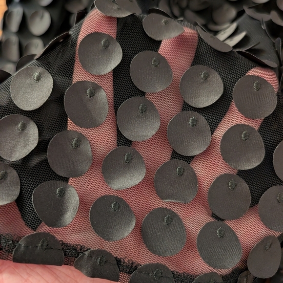 English Factory Elegant Black Polka Dot Skirt - Picture 3 of 10